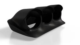 Ls300-triple Layer3d Triple Gauge Pod 52mm 01-05 Compatible With Lexus Is300