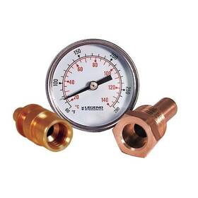 800-655 Legend Valve 2 Inch Temp Gauge With 3/4 Sol Therm