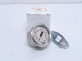 Aub-100-20rc Lenz 249873 New In Box Liquid Filler Pressure Gauge 0-100psi