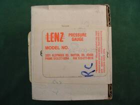 2-163-9-600-25-06 Lenz Lz-600-25 New Pressure Gauge 0-600 Psi 2 1/2 Inch Free Ship