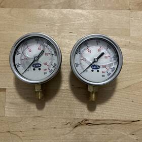 0-381-l Lha Liquid-filled Pressure Gauge