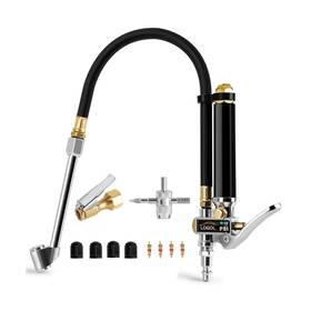 Qyb-1j Logol Tire Inflator With Pressure Gauge 10-120 Psi .calibrated To Ansi B40.1 Grade