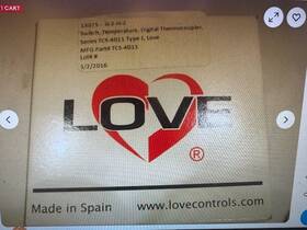 Tcs-4011 Love Digital Temperature Switch Thermocouple Series Type J New In Box