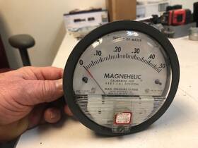 Magnehelic 2001/2c 0-.5 Inches Of Water 15 Psig Pressure Gauge