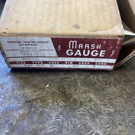 024-056 Marsh New 3 1/2 Inch Pressure Gauge 160 Psi 1/4