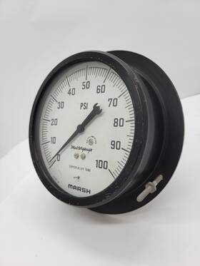 12103-10 Marsh Mastergauge Pressure Gauge 103 0-100psi Copper Alloy Tubing