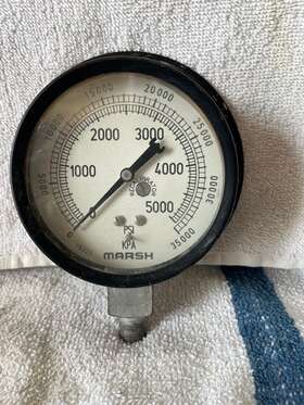 15325 Marsh Kpa Psi 0-5000/0-35000 With Recalibrator