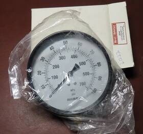 D0201-s5 Marsh Bellofram Pressure Gauge J9048 1/4 Npt 0/100 Psi 4.5 Inch D0201
