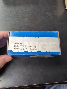 G22685 Marsh Marshalltown Low Pressure Diaphragm Gauge