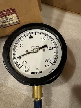 H15218 Marsh Marsh/bellofram 4.5 Qual-bf 1/4npt 30inhg 150psi Pressure Vacuum Gauge H15218 Marsh Marsh/bellofram 4.5 Qual-bf 1/4npt 30inhg 150psi Pressure Vacuum Gauge