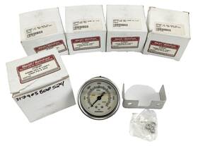 J7264p Marsh Instrument Lot Of 5 Bellofram Gauges 63mm Sev-b 1/4 Inch Npt 0/600 Psi And Kpa New J7264p Marsh Instrument Lot Of 5 Bellofram Gauges 63mm Sev-b 1/4 Inch Npt 0/600 Psi And Kpa New