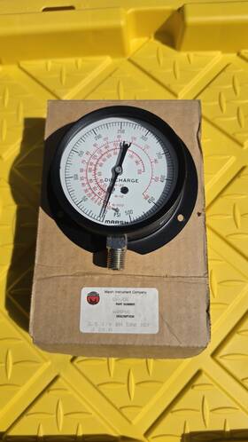 500dfrp Marsh Instrument W0046 3.5 1/4bm Gauge New Free Shipping