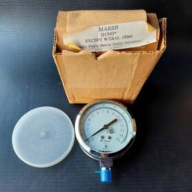 15066 Marsh Instruments D1540 Pressure Gauge Except With Dial New