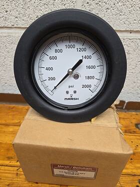 H2076 Marsh Instruments Bellofram New In Box 0-2000 Psi