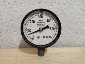 J4864 Marsh Vintage Gauge 0-600 Psi Farm Advertising Farnam Equipment Co Omaha Ne