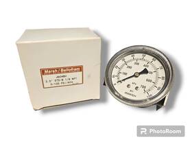 J6048h Marsh Instrument Pressure Gauge 1/8 Npt 2.5 Inch 0-100 Psi J6048 Sencorp 0-700 Kpa