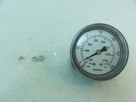 183716 Marsh J6224 New-no Box Vacuum Gauge 2.5 Inch Size 30 Hg Vac To 300 Psi