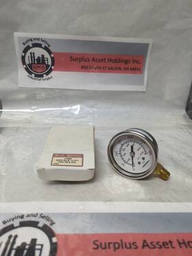 J7658 Marsh Gauge 2-1/2 In Face 1/4 Npt Bottom Connection 0-300psi Nos