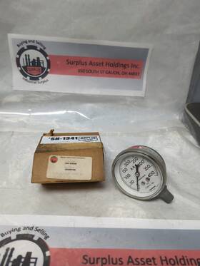 W0164 Marsh Gauge 2-1/2 In Face 1/4 Bottom Connection Nos