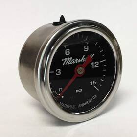 Lb00015 Marshall Instruments Liquid Filled Fuel Pressure Gauge