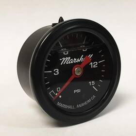 Lbb00015 Marshall Instruments Fuel Pressure Gauge Black