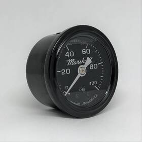 Msb00100 Marshall Instruments Liquid Filled Fuel/oil Pressure Gauge Black