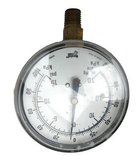 0-100kpa Marshall Town 90631 Pressure Gauge 0-15psi 1/4 Inch Fnpt