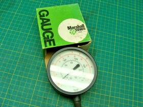G10192 Marshalltown Pressure Gauge 3-1/2 Inch F 30-300 Psi -100-2000 Kpa And Temp