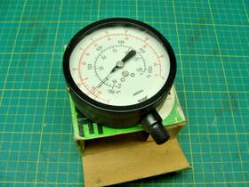 G10195 Marshalltown Pressure Gauge 3-1/2 Inch F 0-150 Psi -100-1000 Kpa With Temp 1/4