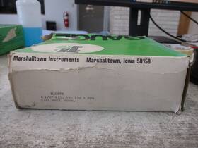G10372 Marshalltown Pressure Gauge Range 0-15psi New Surplus