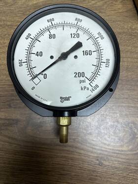 G10408 Marshalltown 0-200 Psi Pressure Gauge