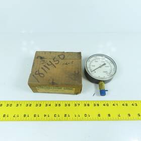 G23818 Marshalltown 3-1/2 Inch 2000psi Pressure Gauge 1/4 Bottom Connection