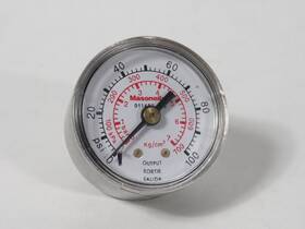 011482-126 Masoneilan Dry Pressure Gauge 0-100 Psi 1-1/2 Inch Diam 1/8 Npt Cbm Used