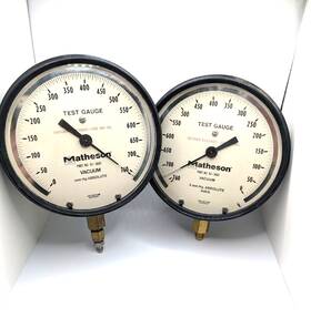 63-5601 Matheson 2 Vintage Part Number Test Gauge Vacuum Mm Hg Absolute Working