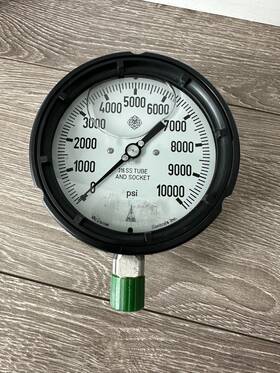 10919 Mcdaniel Mpb/scpg Code Ab Pressure Gauge 316 Ss Tube Socket 10000 Psi 1/2