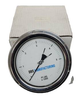 0300 Mcdaniel Controls 154 0351 Dbs / Model 300psi Bgp Guage 1/4 Inch Npt Connection
