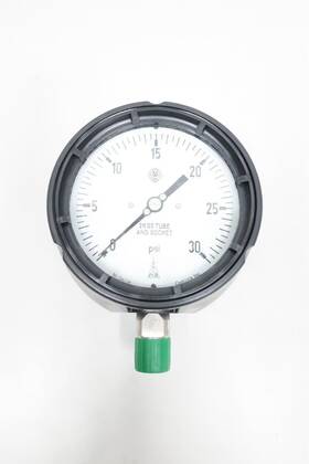 Ab10222 Mcdaniel Controls Mpb/scb Pressure Gauge 4-1/2in 0-30psi 1/2in Npt