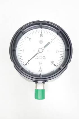 Ab10628 Mcdaniel Controls Mpb/scb Pressure Gauge 4-1/2in 0-30psi 1/2in Npt