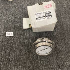 Ab31204 Mcdaniel Controls Liquid Filled Pressure Gauge 0-30 Psi 1/4 Inch