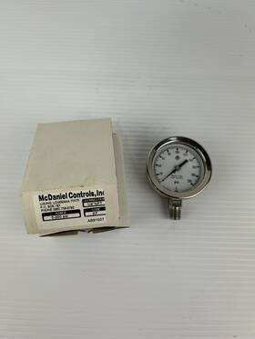 Ab91007 Mcdaniel Controls Pressure Gauge 0-200 Psi 1/4 Inch Npt Connection