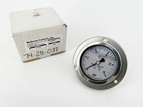 J6ap Mcdaniel Controls New Gauge 0-15psi 1/4 Inch Npt