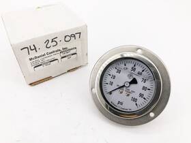J6dp Mcdaniel Controls New Gauge 0-100psi 1/4 Inch Npt