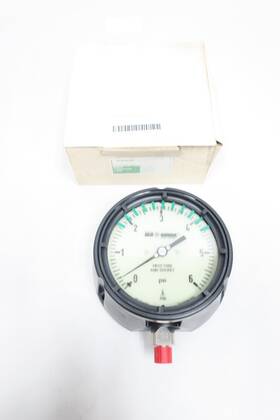 Ab20606 Mcdaniel Controls Mpb/sa6g Pressure Gauge 4-1/2in 0-6psi 1/4in Npt