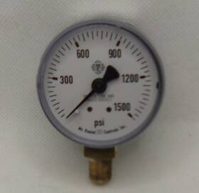 T8l1 Mcdaniel Controls T8l1/8 T8l 1/8 2 Inch Pressure Gauge 0-1500psi Npt Bottom Connect