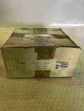 20012207 Mcdaniels Controls Shaffer Pressure Gauge 0-3000psi No