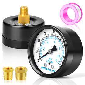 Xj-064-1 Meanlin Measure 0-160 Psi 2 Inch Dial Face 1/8 Npt Well Pump Pressure Gauge With Bushings