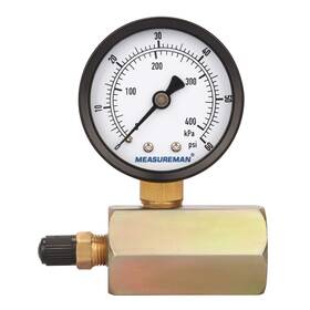 Ma068 Measureman Steel Gas Pressure Test Gauge Assembly 3/4 Fnpt 0-60psi/kpa 2 Inch