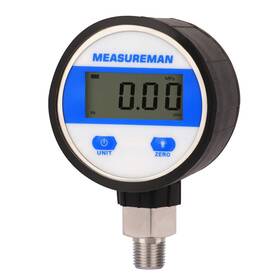 Ma088 Measureman 21/2 Dial Digital Industrial Vacuum Gauge With 1/4npt Lower Mount Stainless St