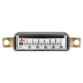 Ma177 Measureman Rectangular Pressure Gauge Dental With Branket At The