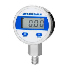 Ma207 Measureman 2-1/2 Inch Dial Digital Hydraulic Industrial Pressure Gauge With 1/4 Npt Lower